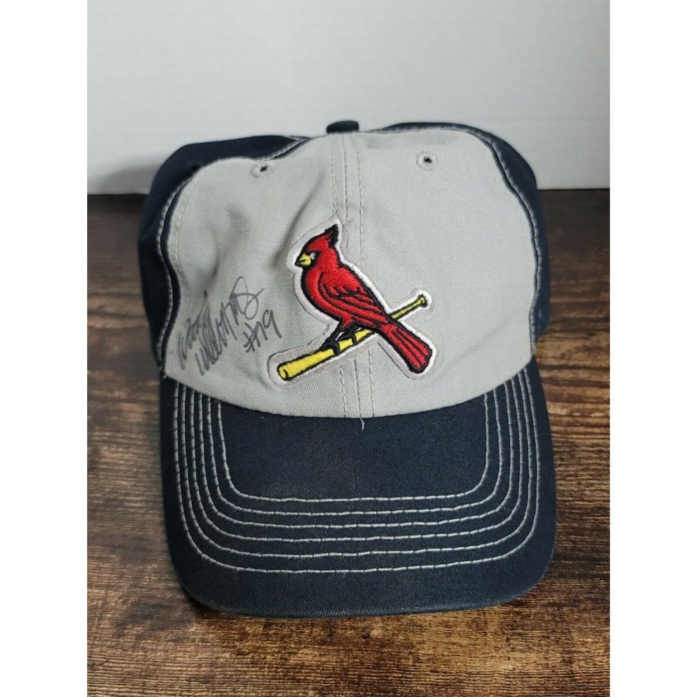 2001 - 2004 Woody Williams #19 Carindals Forty Seven Brand Hat Baseball Cap